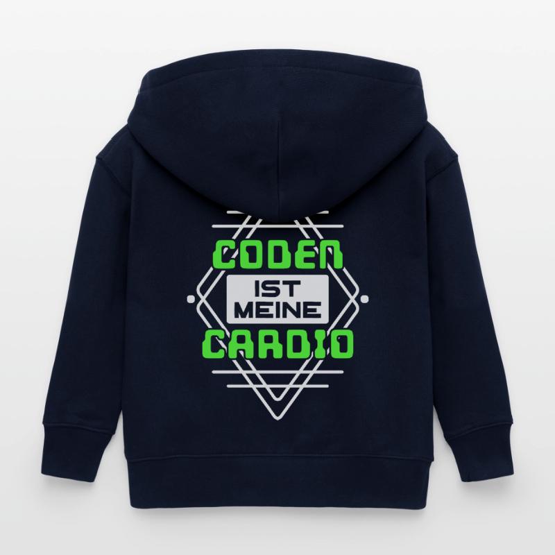 Déclaration de Coden Développeur Computerfreak Scripting Veste à capuche enfant bio Stanley/Stella