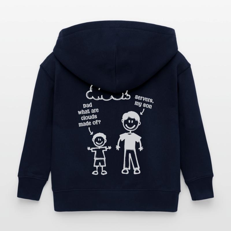 Developer Coden Computerfreak Webentwickler Geek Kinder Organic Kapuzenjacke Mini Cultivator von Stanley/Stella