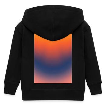 Mitternachts-Glut-Gradient - Kinder Organic Kapuzenjacke Mini Cultivator von Stanley/Stella - Schwarz - Hinten