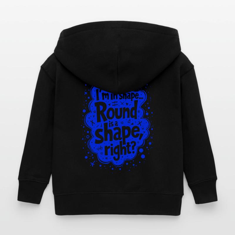 Ich bin in Form... Rund ist eine Form, oder? Kinder Organic Kapuzenjacke Mini Cultivator von Stanley/Stella