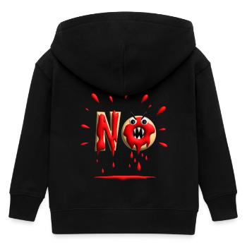 Donut mit bissigen No. - Kinder Organic Kapuzenjacke Mini Cultivator von Stanley/Stella - Schwarz - Hinten