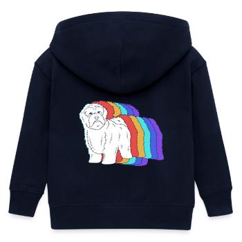 Havanais - Veste à capuche enfant bio Stanley/Stella - marine - Dos