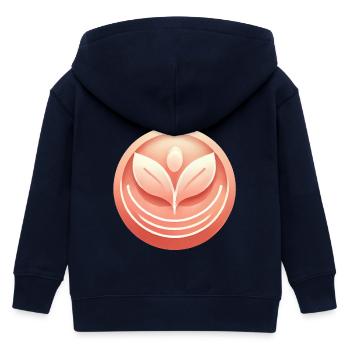 T-shirt graphique Peach Support Sister - Veste à capuche enfant bio Stanley/Stella - marine - Dos