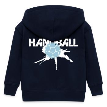 Sport de handball - Veste à capuche enfant bio Stanley/Stella - marine - Dos