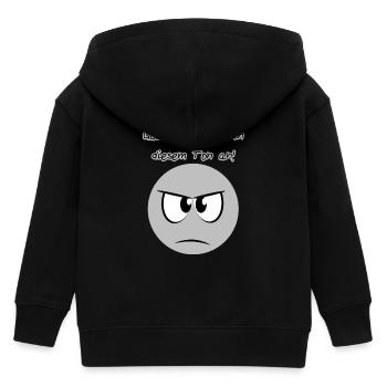 Nicht in diesem Ton - Kinder Organic Kapuzenjacke Mini Cultivator von Stanley/Stella - Schwarz - Hinten