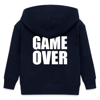Game over - Veste à capuche enfant bio Stanley/Stella - marine - Dos