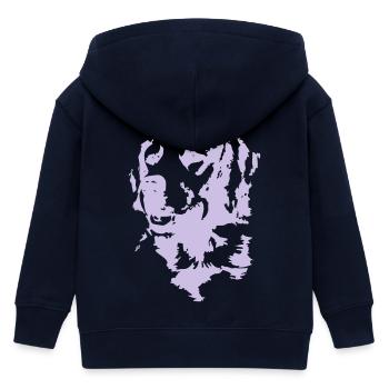 Golden Retriever - Kinder Organic Kapuzenjacke Mini Cultivator von Stanley/Stella - Navy - Hinten