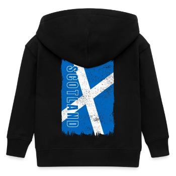 drapeau national de l'Écosse - Veste à capuche enfant bio Stanley/Stella - noir - Dos