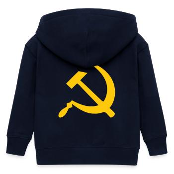 Communisme - Veste à capuche enfant bio Stanley/Stella - marine - Dos
