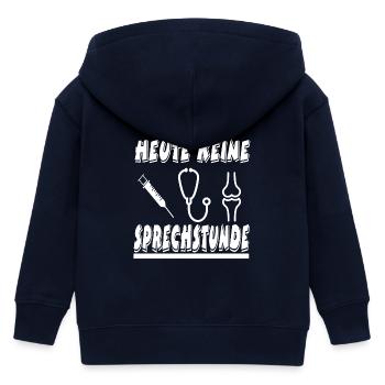 Arzt - Kinder Organic Kapuzenjacke Mini Cultivator von Stanley/Stella - Navy - Hinten