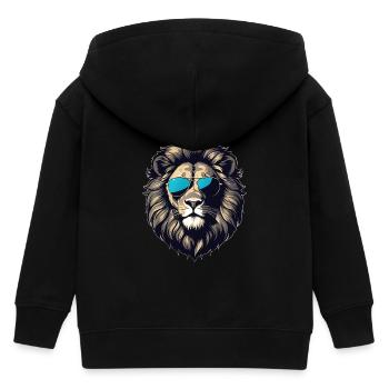 Nuances de la jungle - Veste à capuche enfant bio Stanley/Stella - noir - Dos
