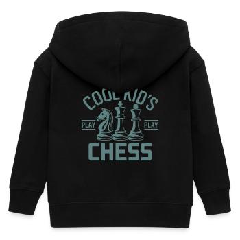 Chess Lover Chess Player Geschenk Schach Sport - Kinder Organic Kapuzenjacke Mini Cultivator von Stanley/Stella - Schwarz - Hinten