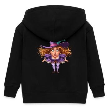 Fais-moi peur - Veste à capuche enfant bio Stanley/Stella - noir - Dos