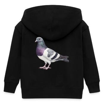 Colombe - Veste à capuche enfant bio Stanley/Stella - noir - Dos