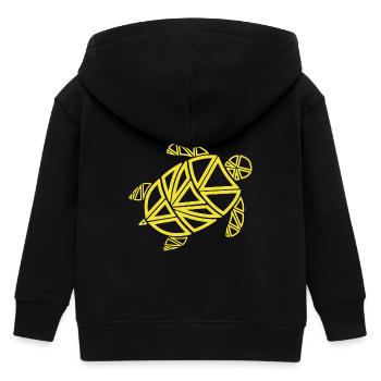 Tortue - Veste à capuche enfant bio Stanley/Stella - noir - Dos