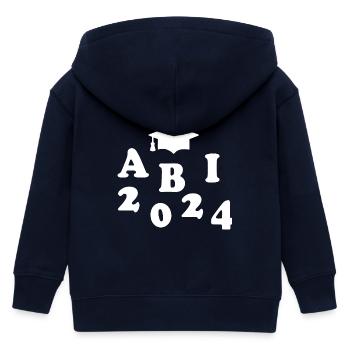 Abi 2024 - Kinder Organic Kapuzenjacke Mini Cultivator von Stanley/Stella - Navy - Hinten