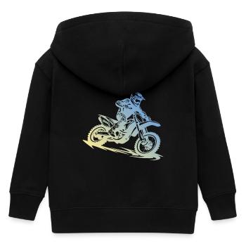 Motocross Sport - Veste à capuche enfant bio Stanley/Stella - noir - Dos