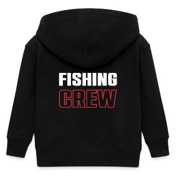 Fishing Crew - Kinder Organic Kapuzenjacke Mini Cultivator von Stanley/Stella - Schwarz - Hinten