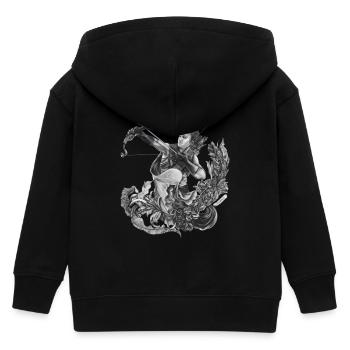 Sagittaire Zodiac - Veste à capuche enfant bio Stanley/Stella - noir - Dos