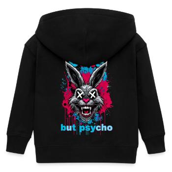 Lapin mignon mais psychopathe - Veste à capuche enfant bio Stanley/Stella - noir - Dos