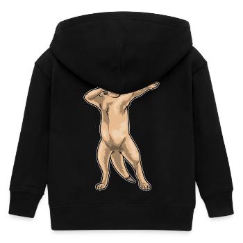 Erdmännchen Hip Hop Tanz - Kinder Organic Kapuzenjacke Mini Cultivator von Stanley/Stella - Schwarz - Hinten