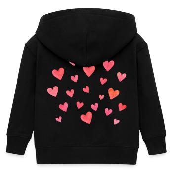 cœur - Veste à capuche enfant bio Stanley/Stella - noir - Dos
