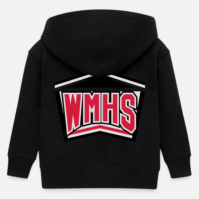 WMHS 2 - Kinder Organic Kapuzenjacke Mini Cultivator von Stanley/Stella - Schwarz