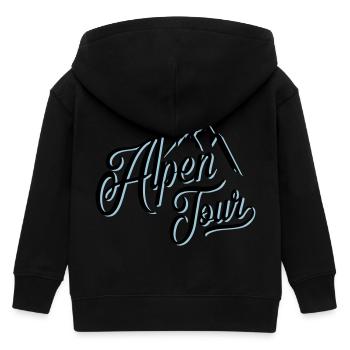 alpen tour - Kinder Organic Kapuzenjacke Mini Cultivator von Stanley/Stella - Schwarz - Hinten