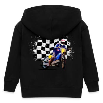 Speedway Racing - Racing Flag - Veste à capuche enfant bio Stanley/Stella - noir - Dos
