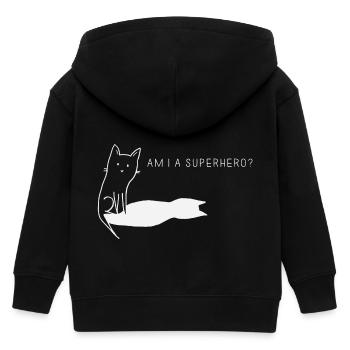 Superhero - Kinder Organic Kapuzenjacke Mini Cultivator von Stanley/Stella - Schwarz - Hinten