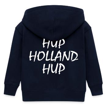 Hup holland hup - Kinder Organic Kapuzenjacke Mini Cultivator von Stanley/Stella - Navy - Hinten