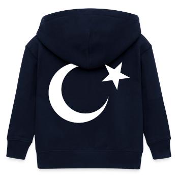 Montrez vos racines : la Turquie turque sur les tenues - Veste à capuche enfant bio Stanley/Stella - marine - Dos