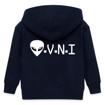 OVNI - Veste à capuche enfant bio Stanley/Stella - marine - Dos