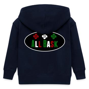 All Basque - Veste à capuche enfant bio Stanley/Stella - marine - Dos