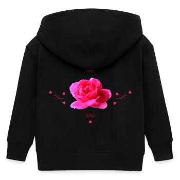 Rose - Veste à capuche enfant bio Stanley/Stella - noir - Dos