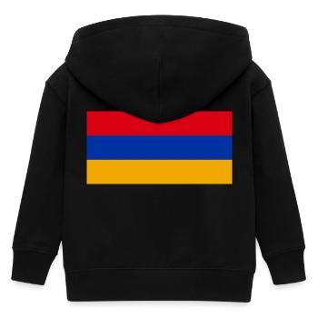 Arménie - Veste à capuche enfant bio Stanley/Stella - noir - Dos