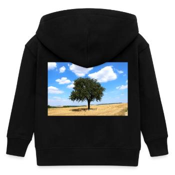 Arbre, Environnement, Nature - Veste à capuche enfant bio Stanley/Stella - noir - Dos
