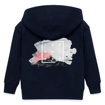 Adventure - Kinder Organic Kapuzenjacke Mini Cultivator von Stanley/Stella - Navy - Hinten