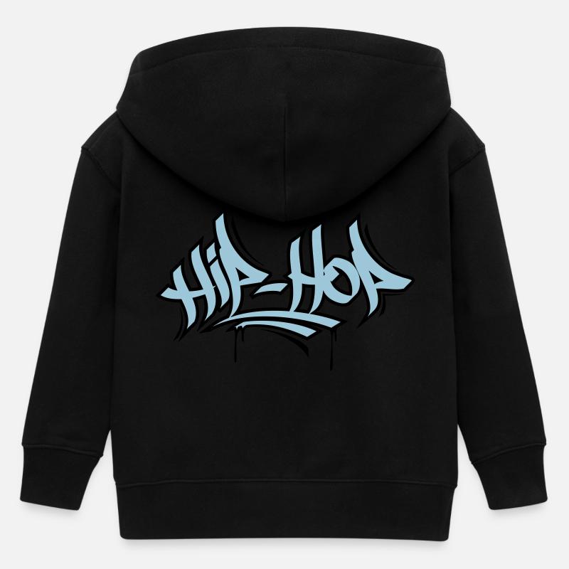 Hip Hop - Veste à capuche enfant bio Stanley/Stella - noir