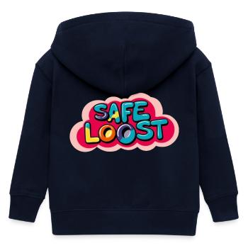 Sicheres Beuten - Kinder Organic Kapuzenjacke Mini Cultivator von Stanley/Stella - Navy - Hinten
