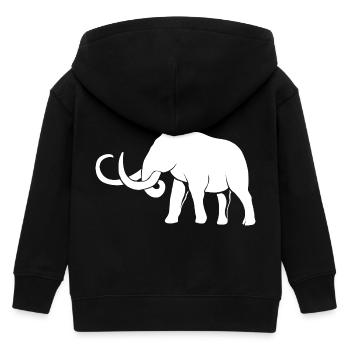 Mammut - Kinder Organic Kapuzenjacke Mini Cultivator von Stanley/Stella - Schwarz - Hinten