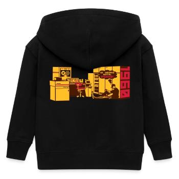 pong1960 - Veste à capuche enfant bio Stanley/Stella - noir - Dos