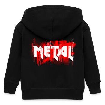metal - Kinder Organic Kapuzenjacke Mini Cultivator von Stanley/Stella - Schwarz - Hinten