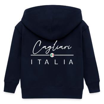 Italia - Cagliari - Italien - Italy - Veste à capuche enfant bio Stanley/Stella - marine - Dos