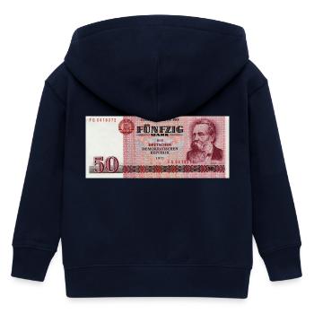 50 Markschein de la RDA - Veste à capuche enfant bio Stanley/Stella - marine - Dos