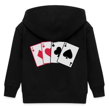karten - Veste à capuche enfant bio Stanley/Stella - noir - Dos