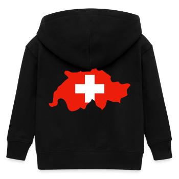 Suisse - Veste à capuche enfant bio Stanley/Stella - noir - Dos