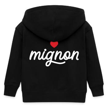 Le mignon - Veste à capuche enfant bio Stanley/Stella - noir - Dos