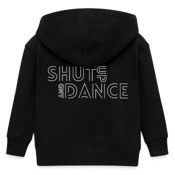 Shut up an dance Dicton cool sur la danse Danseur - Veste à capuche enfant bio Stanley/Stella - noir - Dos