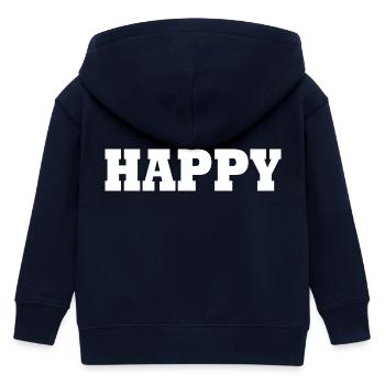 Happy - Kinder Organic Kapuzenjacke Mini Cultivator von Stanley/Stella - Navy - Hinten